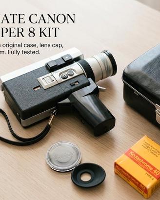 Videocamera Super 8 Canon Auto Zoom 518 - Vintage