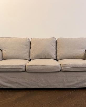 Accogliente Divano 3 posti IKEA EKTORP / grigio
