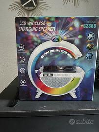 Led Wireless charching speaker