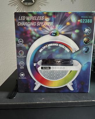 Led Wireless charching speaker