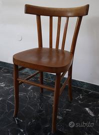 sedia in legno vintage