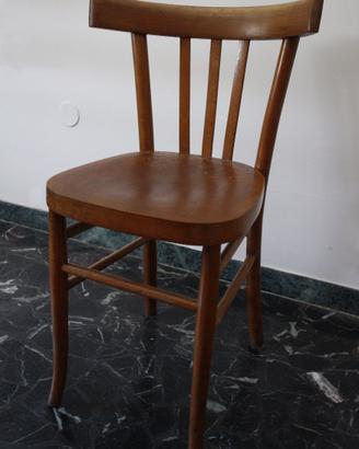 sedia in legno vintage