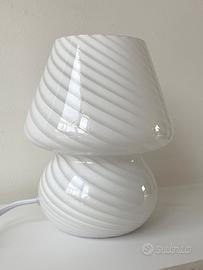 Lampada fungo in vetro di Murano