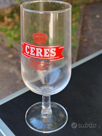 6 BICCHIERI DA BIRRA CERES MAI USATI