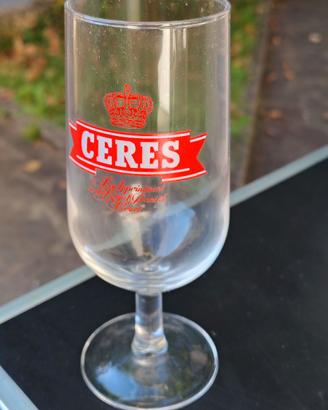 6 BICCHIERI DA BIRRA CERES MAI USATI