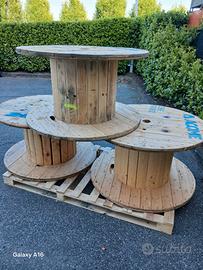 bobine legno per tavoli prezzo cad.