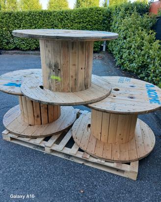 bobine legno per tavoli prezzo cad.