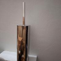 Porta scopino Nuovi acciaio inox -ottone -plastica