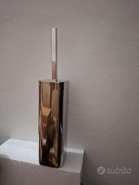 Porta scopino Nuovi acciaio inox -ottone -plastica