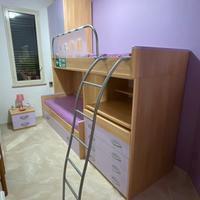CAMERETTA 3 POSTI LETTO E SCRIVANIA