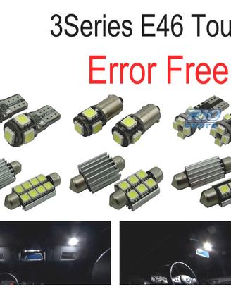 KIT 18 LAMPADE LED INTERNE BMW SERIE 3 E46 WAGON T