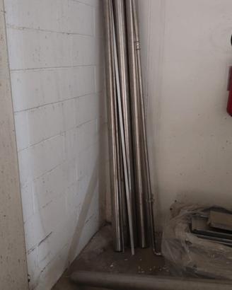 10 metri tubi acciao inox nuovi 