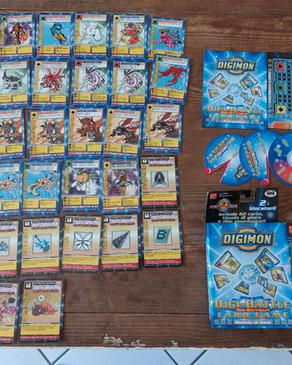 Lotto Carte digimon CE + deck box vuoto