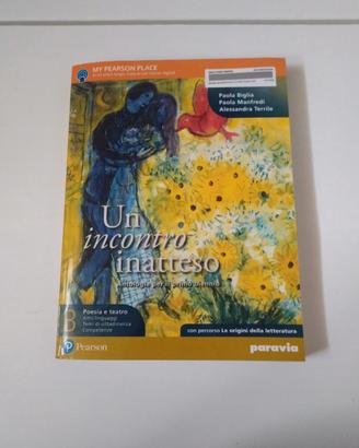 libro scolastico un incontro inatteso antologia 