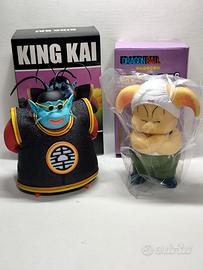 Coppia Statuine Dragon Ball King Kai + Oscar