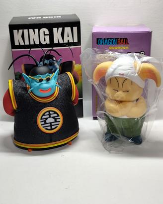 Coppia Statuine Dragon Ball King Kai + Oscar