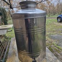 contenitore acciaio per olio e altro