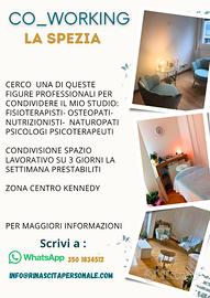 Co working condivisione stanza