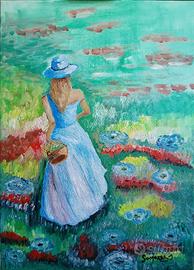 Olio su tela: "Primavera" - 50x70cm