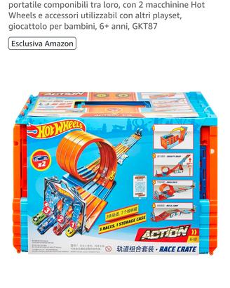 Hot Wheels valigetta 3 piste