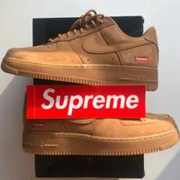 Supreme x NK Air Force 1 Wheat Color, taglia 38