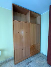 Armadio grande con cassetti + letto singolo