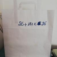 SHOPPERS E BUSTE DI CARTA, TOVAGLIOLI