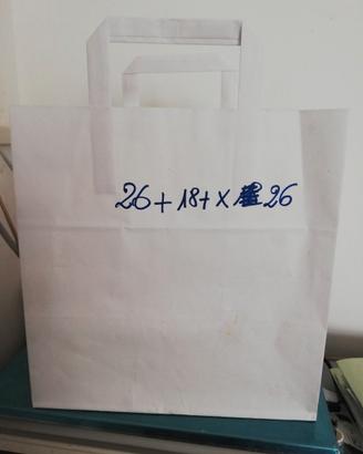 SHOPPERS E BUSTE DI CARTA, TOVAGLIOLI