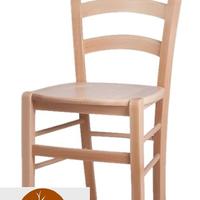 Sedie Bar Pizzeria in Legno Faggio Naturale 3011L