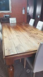 Tavolo rettangolare allungabile 