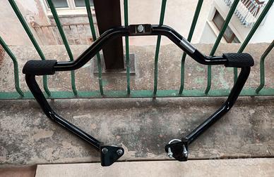 Hd mustache crash bar for dyna 2014/15/1Street Bob