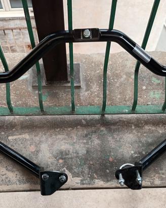 Hd mustache crash bar for dyna 2014/15/1Street Bob
