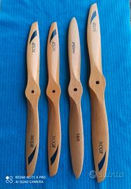 aeromodellismo. eliche nuove legno