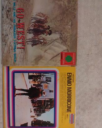 Coppia vinili Go West & Ennio Morricone.