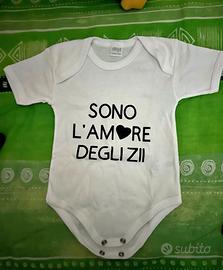 Body neonato taglia 1 mese