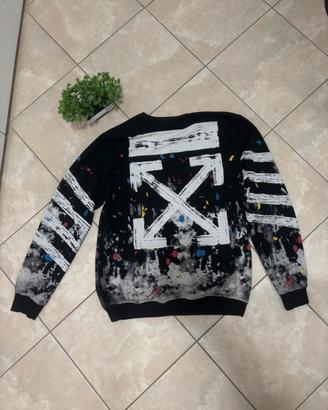 maglia a maniche lunghe off white