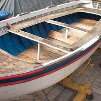 Barca a remi con Motore Seagull HP 5 (d'epoca)