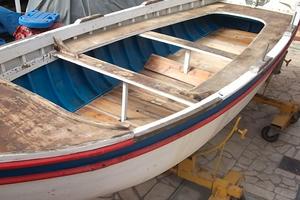 Barca a remi con Motore Seagull HP 5 (d'epoca)