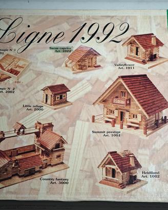 Raro Gioco Costruzioni Vintage per adulti in legno