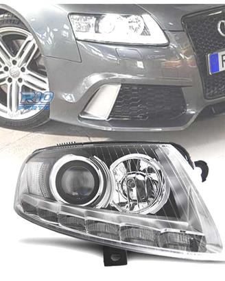 FARI AUDI A6 C6 04-08 XENON LUCE DIURNA LED DRL CR