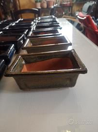 vasi per bonsai/cactus artigianali 16*10,5 *5,5