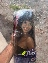 Parrucca wig marrone