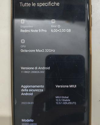 Xiaomi Redmi note 9 pro