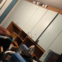 armadio a ponte azzurro per bambini 