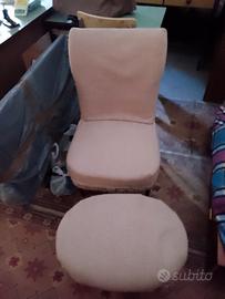 Poltrone e pouf vintage 