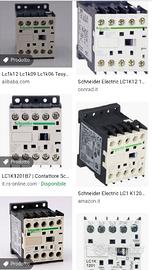 Contattore di potenza Siemens SIRIUS E Schneider