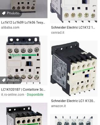 Contattore di potenza Siemens SIRIUS E Schneider