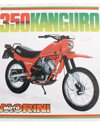 Depliant Moto Morini 350 Kanguro