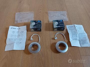 Set 2 faretti orientabili ad incasso Nuovi