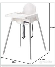 Seggiolone pappa ikea antilop